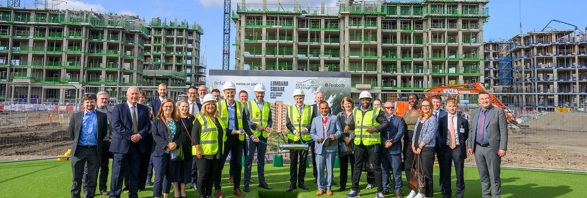 Partners Celebrating at Lombard Square Development